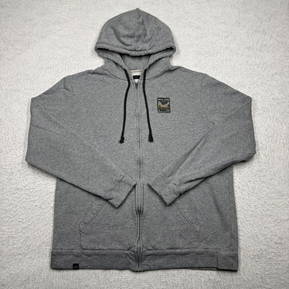 Pearl Izumi Full Zip Hoodie Sweater Casual Gray Men's Size XL